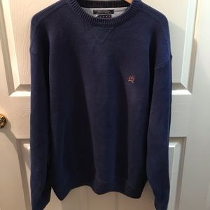 Vintage 90s Tommy Hilfiger Knit Sweater Blue